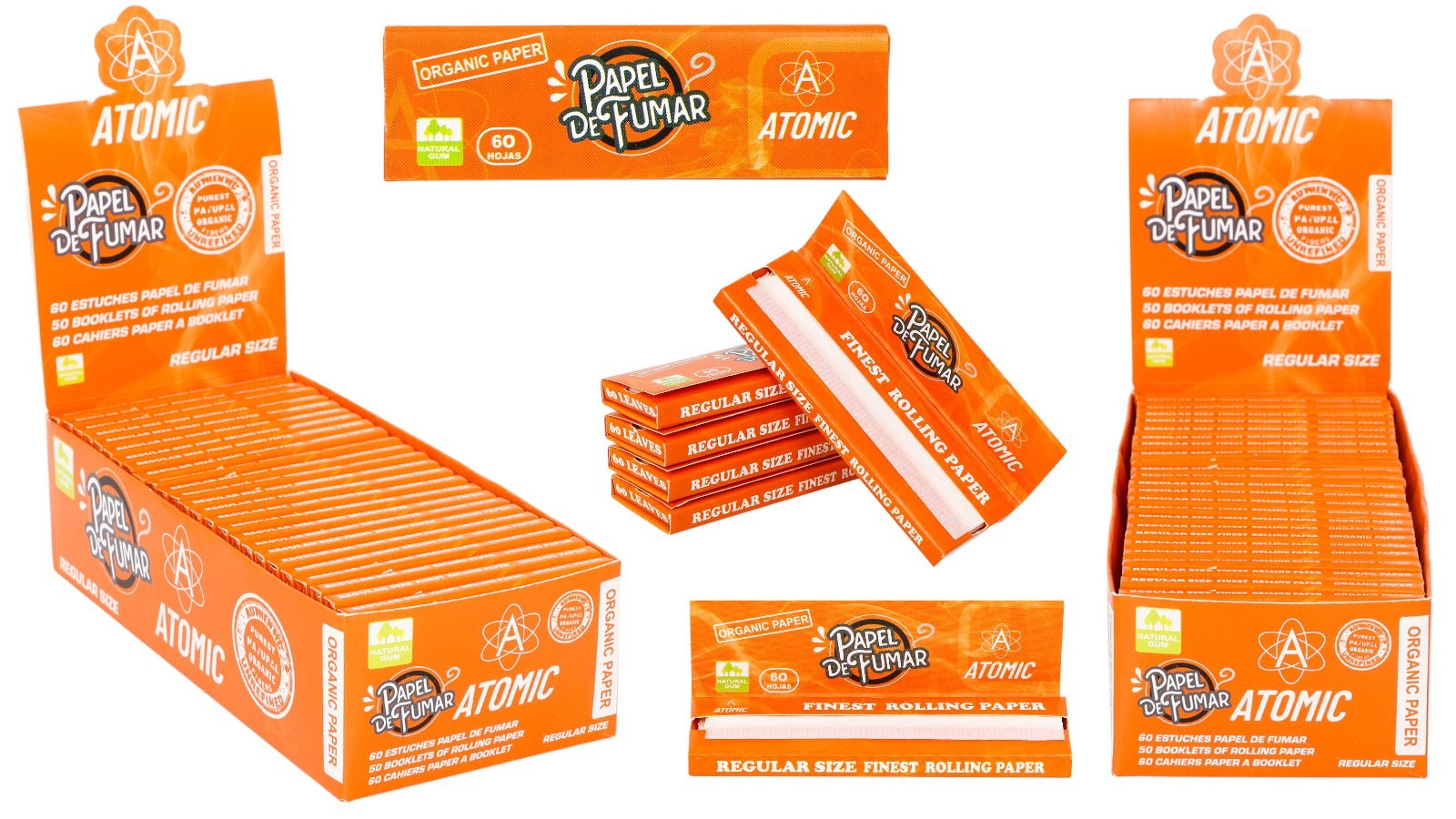PAPEL ATOMIC NARANJA (60H*50L) PAPEL ATOMIC NARANJA (60H*50L)